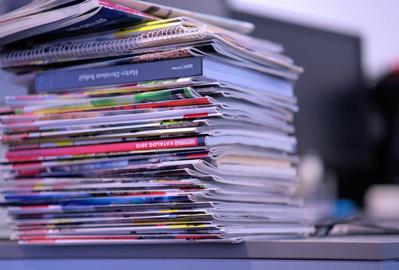 Upcycled Magazine Coasters